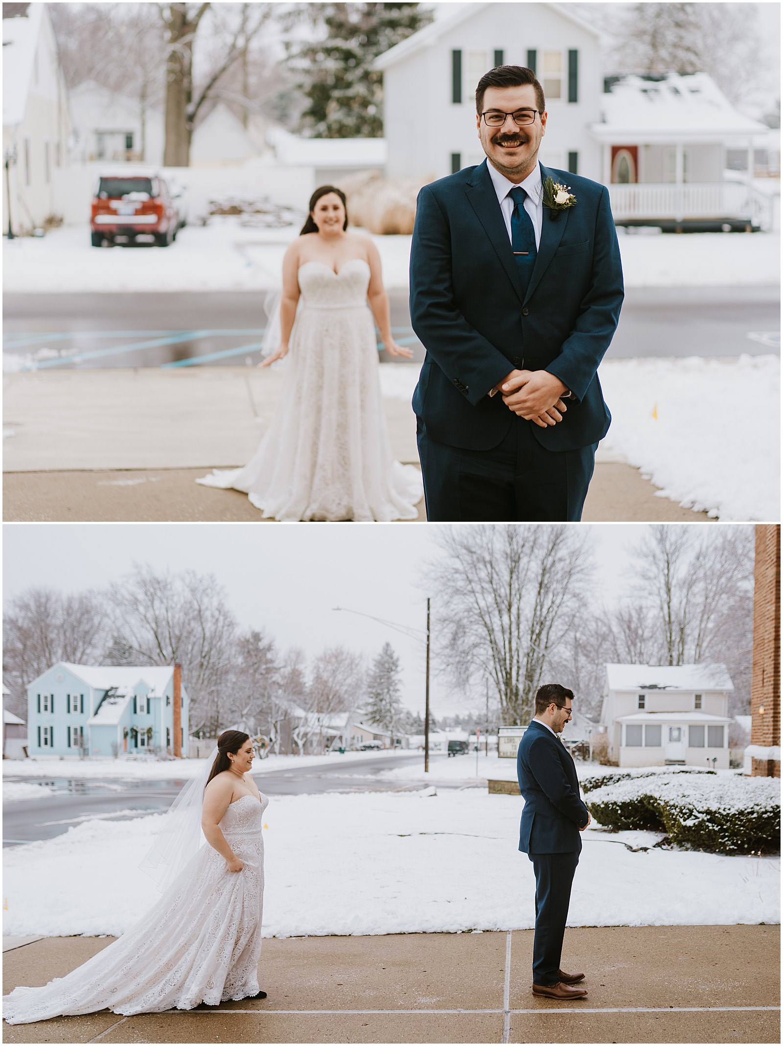 Intimate Winter Wedding in Michigan